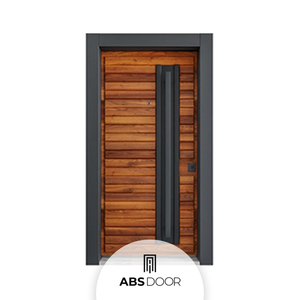 Puerta de Seguridad de Acero Inoxidable de Alto Rendimiento ABSDOOR - Directo de Fábrica en Turquía para Apartamentos, Villas y Hoteles - Product Image 1