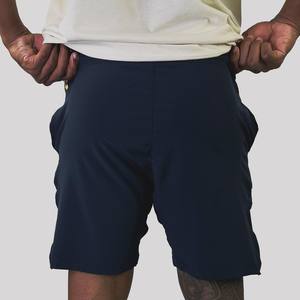 Best Quality 100% Cotton Casual Shorts Embroidered Logo Mid Elastic Waist Breathable Mesh Solid High Street Eco-Friendly OEM - Product Image 3