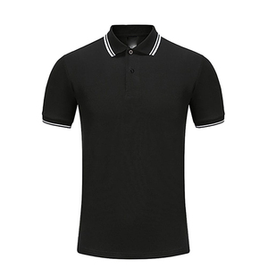 Hot New T-shirt polo personnalisé pour hommes 100% coton respirant et à manches courtes coupe surdimensionnée pour le printemps été - Product Image 1