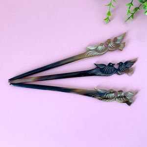 กิ๊ปติดผมรูปเขาควายขัดเงาทำด้วยมืออุปกรณ์เสริมสำหรับผมกิ๊บหนีบผม - Product Image 1