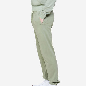 Pantalones de chándal de lana de algodón 100% de peso pesado 320Gsm para hombre, cintura alta, Vintage, informal, de gran tamaño, con logotipo personalizado de calle, Hip Hop, nuevo - Product Image 2