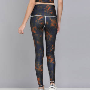 Leggings de Yoga de cintura alta Ropa cómoda de patrón sólido con cierre de cintura elástica Último estilo Venta caliente - Product Image 2