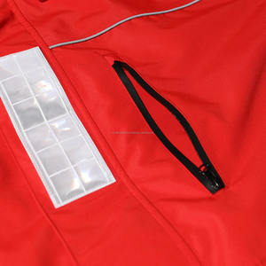 Chaqueta de seguridad de talla grande de alta calidad, cálida, a prueba de viento, impermeable, transpirable, capucha a prueba de viento, rayas reflectantes, alta visibilidad - Product Image 3