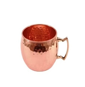 Tasses à mules en cuivre de Moscou pour la bière, le vin et les boissons gazeuses buvant des tasses de qualité supérieure en basse quantité minimale de commande - Product Image 4