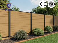 Panneaux de clôture extérieurs en composite WPC imperméables et économiques pour jardin, vente en gros Sitong
