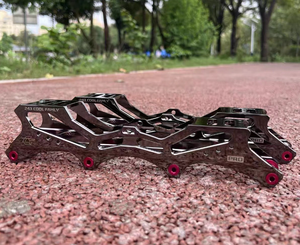 Marco de hoja de patines de ruedas PRO, marco de hoja de freno de figura plana de patines de ruedas profesionales, soporte de patines en línea - Product Image 1