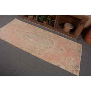 พรมขนสัตว์ตุรกีขนาด280x690ฟุตแนววินเทจสีเบจสีส้มผ้าถักทอแบบแบนสำหรับตกแต่งห้องนั่งเล่น4เมตร - Product Image 3