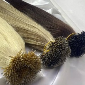 Natural NANO RING Extensiones de cabello vietnamita Virgen Peluca humana Postizo Tiendas Suministro profesional - Product Image 2