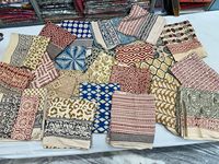 Écharpe indienne en coton imprimé à la main Sarongs de plage réversibles Sarong de plage avec imprimé indien complexe