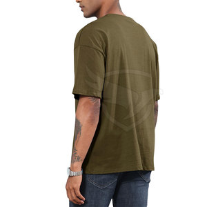 Camiseta de gran tamaño de alta calidad de etiqueta privada Cantidad a granel Camiseta de gran tamaño de algodón a la venta - Product Image 4