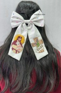 2025 Pascua nueva colección tamaño personalizado Pascua marinero arcos mejor calidad cocodrilo lazos para el pelo para niñas y mujeres - Product Image 2