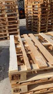 Paleta Europea Industrial de Madera 1200x800mm Tratada Térmicamente Estándar ISPM 15 Apilable en 4 Direcciones y Reutilizable - Product Image 4