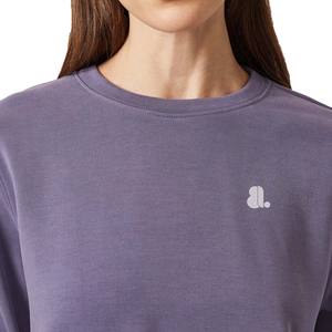 Sudadera de invierno con forro polar de poliéster/algodón de gran tamaño para mujer, 300g, venta al por mayor, logotipo bordado, gota frontal - Product Image 3