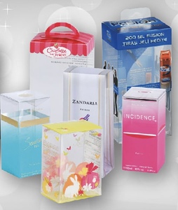 Emballage pliable rectangulaire avec logo personnalisé Boîte transparente pour animaux de compagnie Boîtes carrées transparentes en plastique - Product Image 2