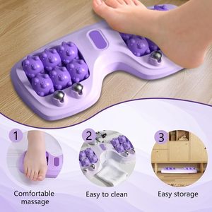 Vente chaude masseur de pieds rouleau pieds <span class=keywords><strong>Point</strong></span> d'acupression <span class=keywords><strong>Massage</strong></span> plantaire Fasciiti soulagement de la douleur Relax rouleau <span class=keywords><strong>point</strong></span> de déclenchement outil de sport - Product Image 4