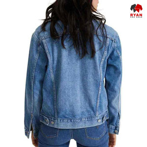 Vestes en jean personnalisées Ryan Pro Gear pour femmes, tissu respirant de haute qualité avec logo personnalisé - Product Image 5