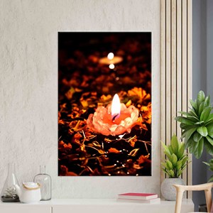 Elegante Obra de Arte en Lienzo con Estampado Floral Abstracto - Decoración Moderna para el Hogar, LIENZO ENROLLADO - Product Image 1