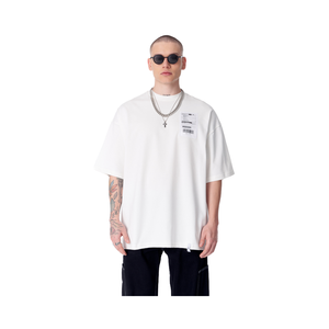 Santorini Logo-Marque Custumized-T-shirt-2025 T-shirt Streetwear surdimensionné pour homme 100% coton 240GSM 300GSM Qualité supérieure - Product Image 1