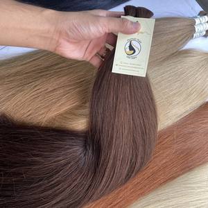 Extensions de cheveux humains vierges personnalisés en gros Super Double Drawn non traité vendeurs en vrac bruts indiens vietnamiens disponibles sur mesure - Product Image 6