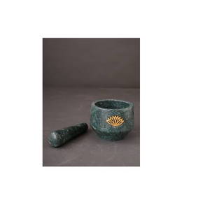 Molinillo de mortero y Mazo de mármol, para cocina, ajo, Pugging, olla para farmacia, Bol, molinillo de especias, mortero y uso hecho a mano - Product Image 2