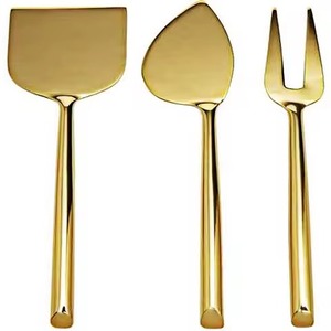 Ensemble de couteaux à fromage en acier inoxydable, serveur à gâteau, couverts, vaisselle, décoration de la maison, ensemble de couverts pour couper le beurre et la pizza - Product Image 1