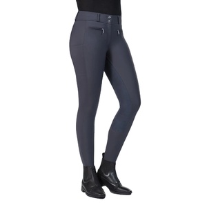 Pantalones de equitación de cintura alta Liv de alta calidad con características de protección de asiento completo disponibles a precio de lote - Product Image 1