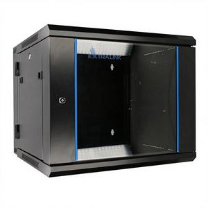 Armoire rack murale Extralink 12U 600x600 AZH noire, double section - Product Image 1