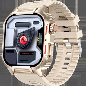 Montre connectée Rogbid pour hommes et femmes, écran Amoled 44-49mm, étanche IP67, Bluetooth, moniteur d'activité physique avec boussole de fréquence cardiaque - Product Image 2