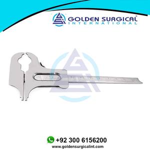 เครื่องมือวัดทางทันตกรรมแบบโลหะ สแตนเลส สำหรับห้องปฏิบัติการ  เครื่องมือจัดฟัน  เกจวัดโบลีย์  เครื่องมือรักษารากฟัน - Product Image 5