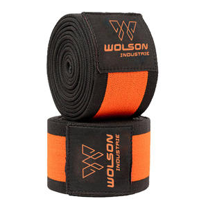 Enveloppes de genou en néoprène de haute qualité équipement de Fitness d'entraînement de gymnastique unisexe bon pour l'haltérophilie et les bandages sportifs - Product Image 2