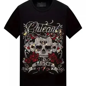 Rhinestone sọ truyền nhiệt Bling tùy chỉnh thiết kế Rhinestone truyền nhiệt cho T-Shirt