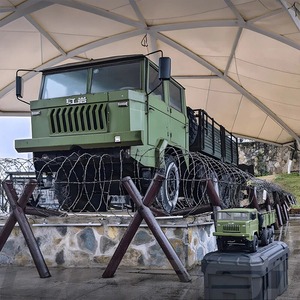 Camion militaire RC Rlaarlo 1/10 RTR 6X6 à moteur brossé, boîte de vitesses 2 vitesses HongYan HY6, autonomie 35 min, portée 100 m, 6 roues motrices, véhicule tout-terrain - Product Image 5