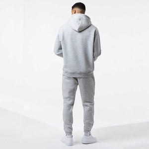 เสื้อฮู้ดผ้าฝ้ายฟลีซแบบยูนิเซ็กซ์สำหรับฤดูหนาว แขนสั้น พิมพ์โลโก้ได้ตามต้องการ ระบายอากาศได้ดี สไตล์ฮิปฮอป ชุดวอร์ม - Product Image 5