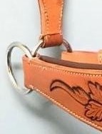 Vente en gros de qualité supérieure en cuir d'équitation personnalisé tirette latérale faite à la main de l'Ouest avec sculpture de couleur - Product Image 3