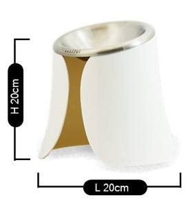 893 blanc-bol ergonomique pour animaux de compagnie chat alimentation bols pour animaux de compagnie prévenir les vomissements bol - Product Image 2