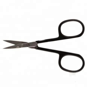 Professional Stainless Steel Straight Blade Sharp Tip Nail Manicure Scissors Mini Beauty Trimming <b>Tools</b> for <b>Makeup</b> and Grooming - Product Image 3