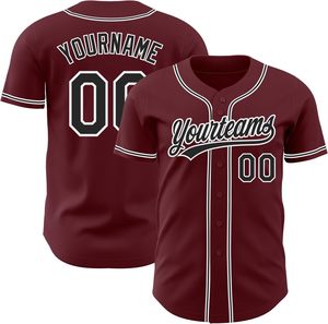 Maillot de baseball personnalisé uniforme d'équipe de broderie boutonné chemise sublimée matériel sergé nom numéro jeunesse maille séchage rapide - Product Image 5