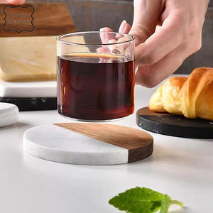 Wholesale Custom Premium Natural Indian <b>Ceramic</b> <b>Coaster</b> Handmade Wooden & Marble <b>Coasters</b> Classic Style Mats & Pads for Home Use - Product Image 3