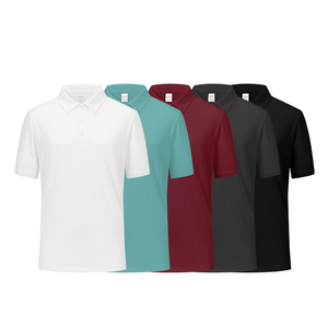 T-shirt de sport anti-moustiques pour homme, séchage rapide, 100 % polyester respirant, brodé, doux, pour le golf, tricoté uni - Product Image 1
