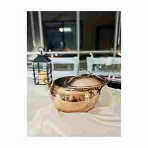 Top vente de haute qualité fabriqué en Inde plat de service thermique Pot de service en cuivre écologique - Product Image 6