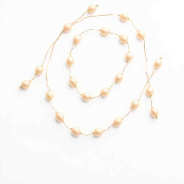 Handmade 18k Gold Plated Round  Shape Freshwater Pearl Beads Women Jewelry Set Bracelets Fow Women