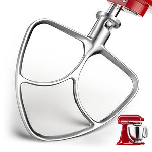 Accesorios Personalizados para Batidora de Pedestal, Batidor Plano de Acero Inoxidable de 5QT para Batidora de Pedestal <span class=keywords><strong>KitchenAid</strong></span> - Product Image 2