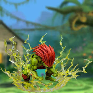 Ultra for Street Fighter II Collector Figurine New Plastic Model Toy Blanka for Kids Anime Accessory <b>Collection</b> <b>Box</b> Included - Product Image 3