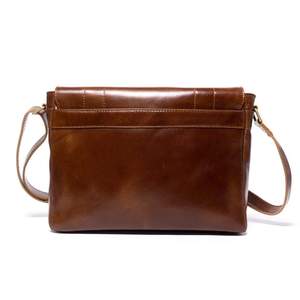 Precio al por mayor Color marrón Multi bolsillos Laptop Holder Bolsas Tamaños personalizados Resistencia al agua Office Messenger Maletín - Product Image 2