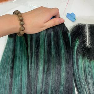 Mechones de pelo brasileño virgen natural con cutícula alineada a granel, cierre Meche Humaian Bresilienne, trama doble de máquina por proveedor de extensiones - Product Image 6
