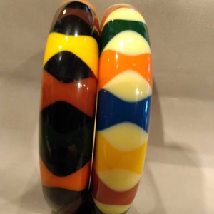 Bracelet en résine bijoux de créateurs de mode bracelet en résine couleur cadeau marbre ambre irrégulier autre bracelet pour femmes filles - Product Image 2