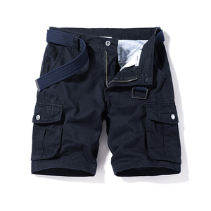 DOVEN OEM Fabricante Logotipo personalizado Algodón Peso pesado Vintage Lona lavada Cargo Jogger Work Baggy Denim Jeans Hombres Pantalones cortos - Product Image 1