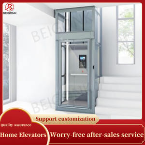 Mitsubishi Home Elevator avec caractéristiques de sécurité Capacité de 2/3/4 personnes Porte en verre automatique Plancher en granit pour application commerciale - Product Image 3