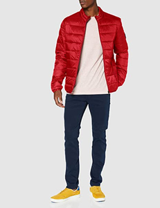 Chaqueta de Invierno Estilo Urbano para Hombre, Personalizable OEM, Ajuste Regular, Cuello Alto de Lona, Cierre de Cremallera, Chaqueta Informal para Hombre - Product Image 5