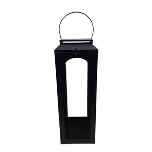 ชุดโคมไฟเหล็กพร้อมที่จับและหลังคาพับโคมไฟตั้งแคมป์คอลอร์สีดำสำหรับตกแต่งบ้านและงานแต่งงาน4ชิ้น - Product Image 6